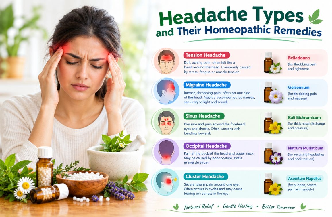 Headache Types and Their Homeopathic Remedies